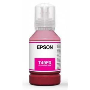 Botella de tinta rosa...